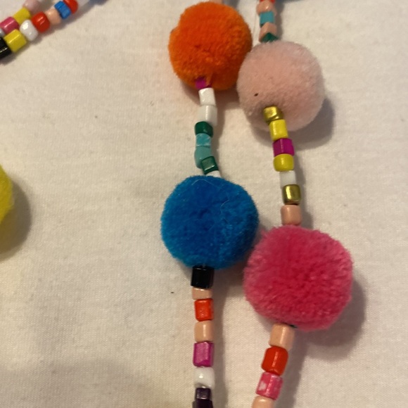 18” fun tunic necklace orange, pink, yellow, and blue colored  $10.00 - Picture 2 of 4